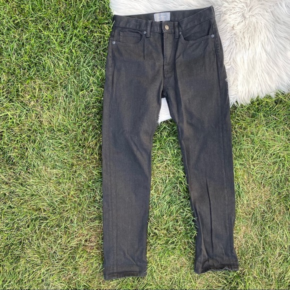 Everlane Denim - Everlane black slim straight jeans 25 regular